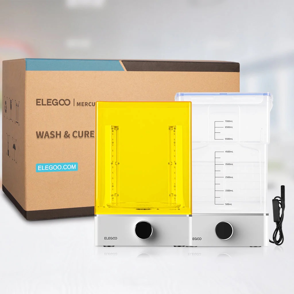 Фото Комплект Elegoo Mercury XS Bundle для очистки и отверждения моделей