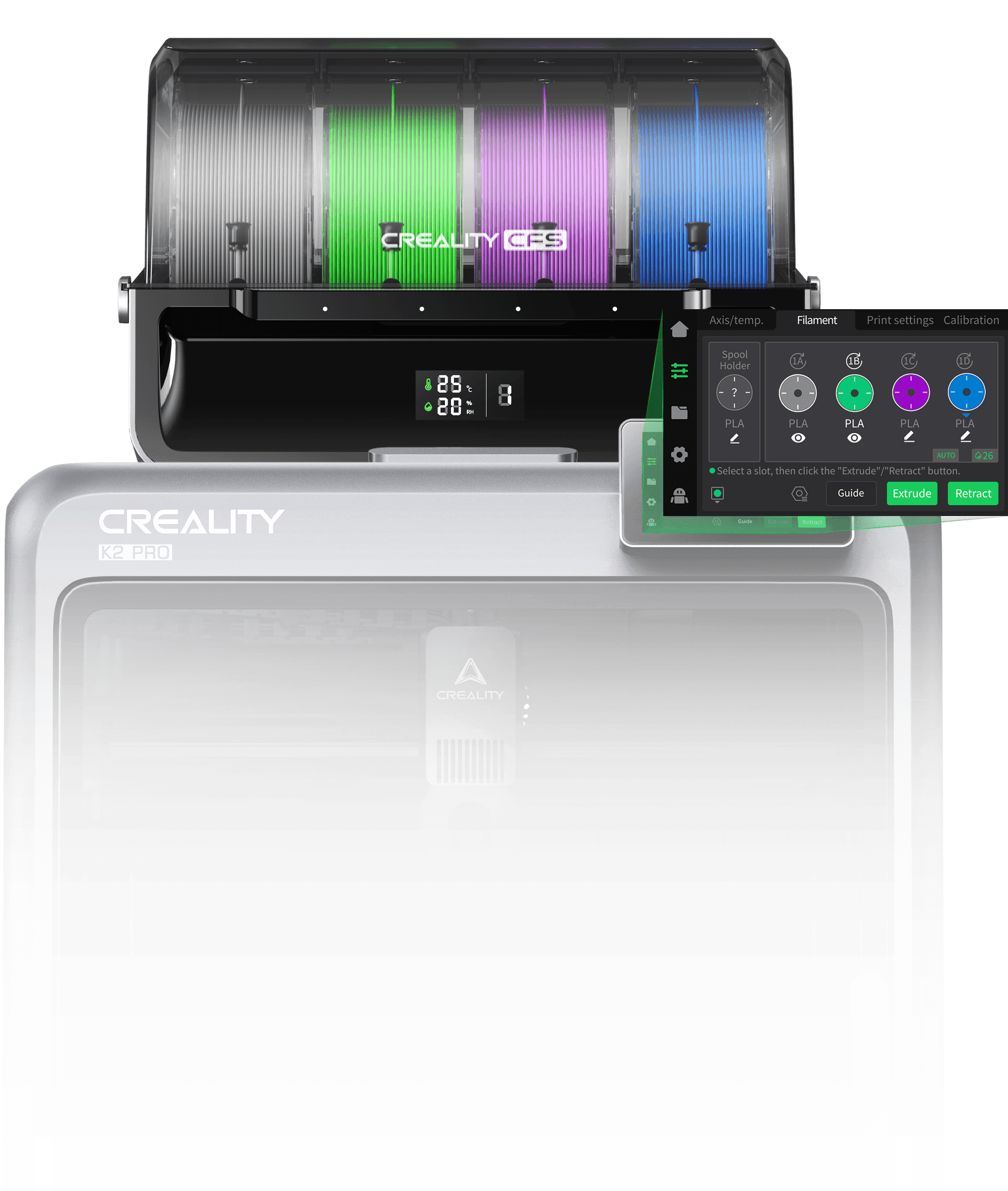 Фото 3D принтер Creality K2 Pro