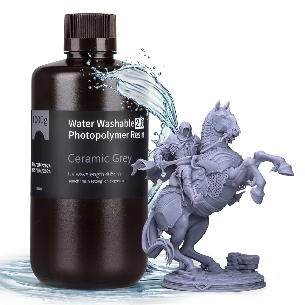 Фото Фотополимерная смола Elegoo Water Washable Resin V2.0