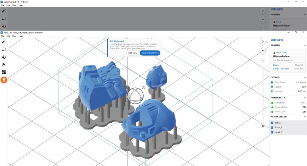 Фото 3D принтер FormLabs Form 3 + (Form3 plus)